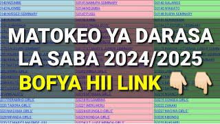 NECTA MATOKEO YA DARASA LA SABA 2024 PSLE RESULTS BOFYA LINK HII KUONA MATOKEO [upl. by Cleasta462]