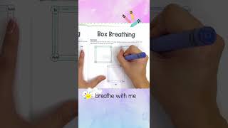 Interactive Box Breathing Technique For Kids  Trace Along Mindfulness For Kids  Square Breathing [upl. by Hatcher]