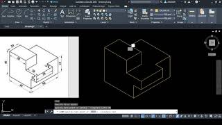 Autocad izometric draw 6 [upl. by Meng293]