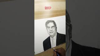 Sir Ratan Tata 😔🙏 shorts shortsfeed drawing art rip ratantata tata subscribe [upl. by Daune259]