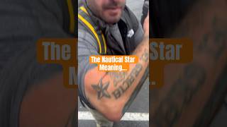 Nautical Star tattoo meaning fishing tattoo shorts pnw maritime ocean sea sailor [upl. by Brabazon]