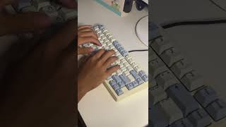 Rainy75 Sound Test asmr keyboard mechanicalkeyboard budget calm relaxing study chill sound [upl. by Hayashi]