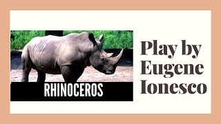 Rhinoceros  Play by Eugene Ionesco in Hindi  Summary Explanation and Full Analysis [upl. by Hymen]