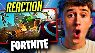 MARVEL  REACTION au TRAILER de FORTNITE SAISON 4 Absolute Doom [upl. by Sherrod]