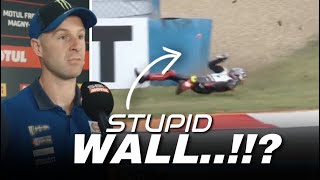 DANGEROUS Jonathan Rea Strongly Criticizes the Safety at Magny Cours regarding Toprak Crash [upl. by Mullen738]