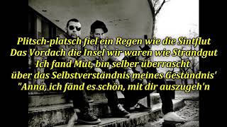 Freundeskreis  ANNA Lyrics [upl. by Dash681]