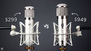 Which Microphone Should You Buy  Warm Audio WA47jr vs WA47 [upl. by Airdnek5]