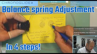 Balance spring adjustment in 4 simple steps  a short introduction [upl. by Cosette255]