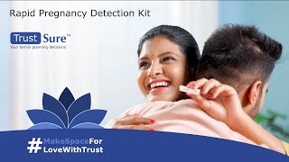 Trust Sure Rapid Pregnancy Test Kit [upl. by Henri]