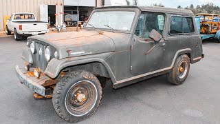 1969 Willys Jeepster Commando V6 4x4 OEM Restoration Project [upl. by Muncey]