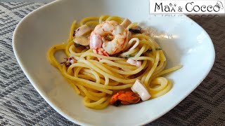 SPAGHETTI allo SCOGLIO Bianchi con Preparato Surgelato pronti in 30 MINUTI [upl. by Eidaj]