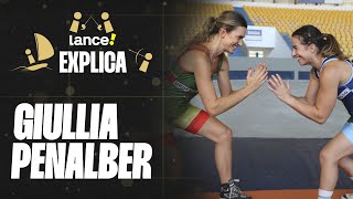 Lance Explica 1  Giullia Penalber demonstra golpes e regras do Wrestling [upl. by Debby710]