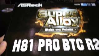 Unboxing ASRock H81 Pro BTC R20 [upl. by Gery]