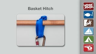 Basket Hitch Knot  How to Tie a Basket Hitch [upl. by Yann]