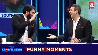 The Pavilion  Funny Moments  Wasim Akram  Fakhr e Aalam  A Sports [upl. by Dwain]