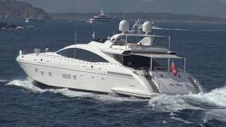 Motor Yacht DA VINCI Mangusta 165 video 2 [upl. by Sidoon]