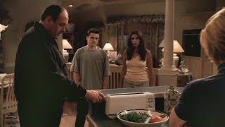 Tony Tells The Family He Has Decided To Move Out Completely  The Sopranos HD [upl. by Ardnahsal]