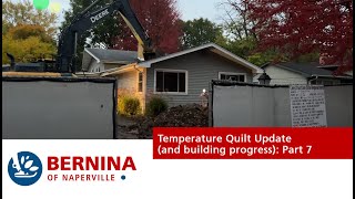 House Build and Temperature Quilt Update Part 7 [upl. by Hamner]