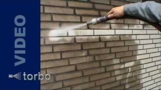 Klinkerfassadenreinigung mit torbo  Clinker facade cleaning with torbo [upl. by Aniraad197]