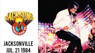 The Jacksons  Victory Tour Live in Jacksonville July 21 1984 [upl. by Annadal842]