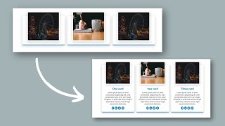 How to Create Hover Effect Card HTML CSS [upl. by Pell347]