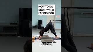 How to do downward facing dog [upl. by Jobie]