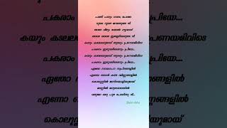 Etho sayahna swapnagalil yutubeshorts lyrics share [upl. by Arimihc133]