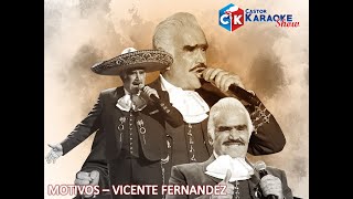 karaoke motivos vicente fernandez [upl. by Kartis700]