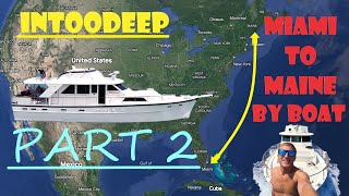 Miami To Maine On My Salvaged 50ft Yacht PART 2 [upl. by Pip]