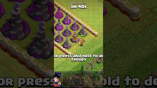 KING VS ALL LEVELS WIZARDS TOWER  CLASH OF CLANS  clashofclans shorts youtube trending [upl. by Pena]