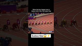 100M OLYMPIC FINAL😱⚡fastest running sprinter sprinting usainbolt 100k 100 olympics grind [upl. by Ylicec712]