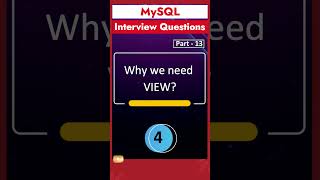 Part 13  SQLMySQL Interview Questions for Data Analysts [upl. by Donica]