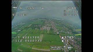 3 Kilometers Flight with Fatshark Recon V3 [upl. by Kerekes648]