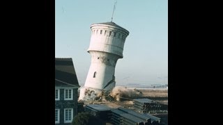 Sprengung Wasserturm in RemscheidLennep [upl. by Ainoda]