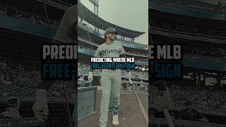 Predicting where MLB free agents will sign shorts sports baseball mlb jesusislord edit viral [upl. by Nysilla]