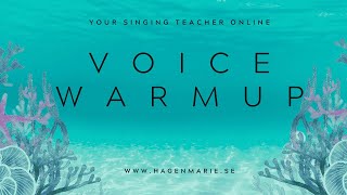 8 minute vocal warm up for mezzosoprano voices [upl. by Dari2]