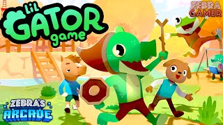 Lil Gator Game Gameplay  Zebras Arcade [upl. by Pomfrey]