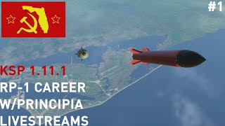 KSP 1111 RSSRORP1 Principia Livestream Career 1 [upl. by Nylevol]