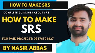 What is SRS  How to Make SRS Software Requirement Specification Complete Guidelines with Project [upl. by Enelehs]