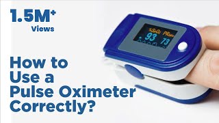 How To Use A Pulse Oximeter Correctly  Medicover Hospitals [upl. by Aerdnua878]