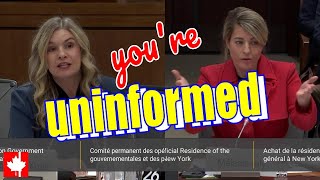 Youre uninformed Foreign minister Joly BLASTED for not knowing whats happening in her department [upl. by Reivax707]