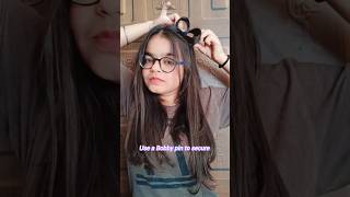 Heart ponytail hairtutorial 🌼💗heart hairstyle hairtutorial [upl. by Moulton]