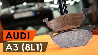 Hoe een remblokken vooraan vervangen op een AUDI A3 1 8L1 HANDLEIDING AUTODOC [upl. by Moira]