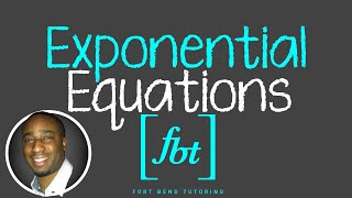 Solving Exponential Equations fbt StepbyStep [upl. by Barker]