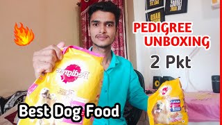 Dog pedigree unboxing 🔥  My dog food unboxing  Dog best food [upl. by Sheedy]