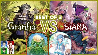 Petrify Granfia VS Siana  Cardfight Vanguard DivineZ Stoicheia VS Lyrical Monasterio Best of 3 [upl. by Nylirrehs]