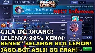 UDAH KYAK PAKE CHEAT JAGO BANGET GILA LELE 99 KENA TOP GLOBAL 25 SELENA [upl. by Enihpled]