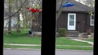 The Wind Guys Airplane Wind Art Wind Powered Flying Yard Decoration [upl. by Knorring]