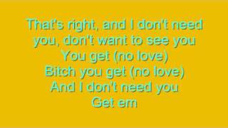 Eminem  No Love ft Lil Wayne lyrics on screen [upl. by Santana]