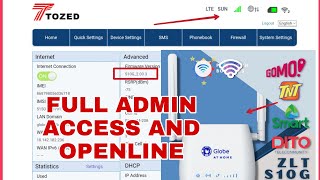 Globe ZLTS10G Debrand  Openline amp Fully Admin Access 2033 [upl. by Gudrun306]